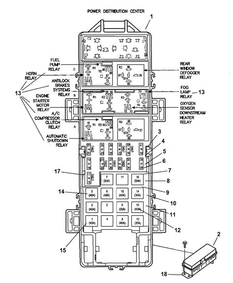 jeep wrangler relay diagram